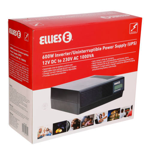 Other Batteries & Chargers ELLIES 600W 12V Modified Sinewave Inverter